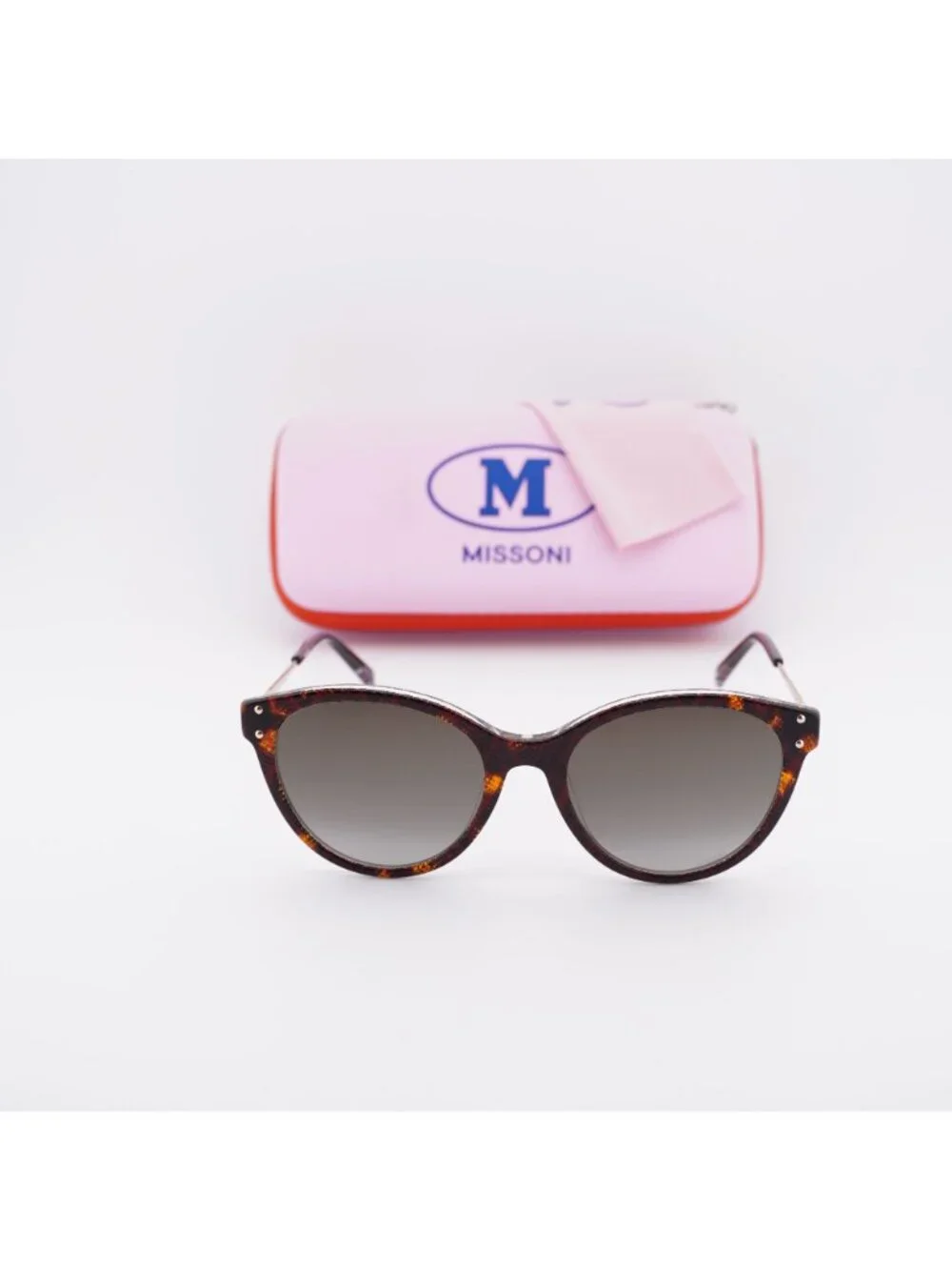 Missoni MIS 0034/S 0KB7 9O Cat Eye Sunglasses - Havana / Gold / Brown